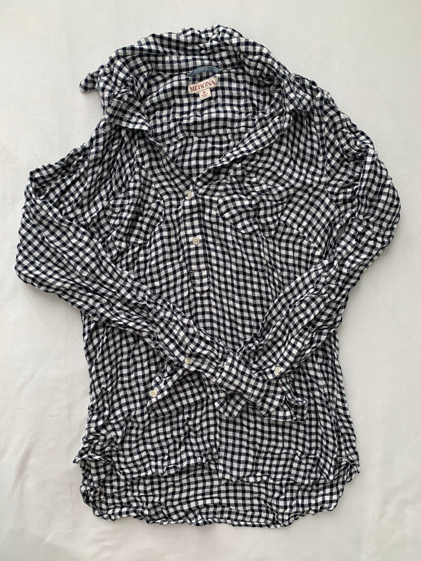 Seller #204 Women’s Merona Small Checkered Shirt