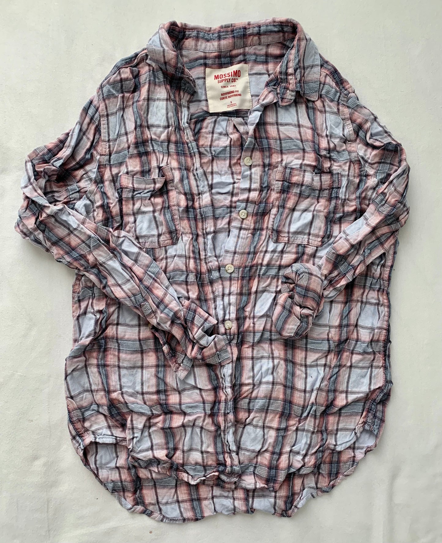 Seller #204 Women’s Small Boyfriend Plaid