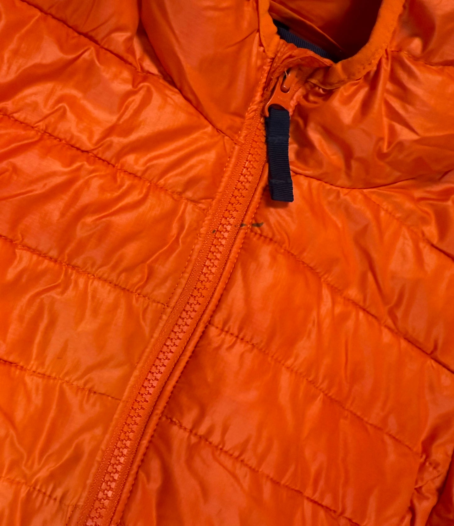 #180 Unisex Boy/Girl 6-7 Primary Orange Puffer