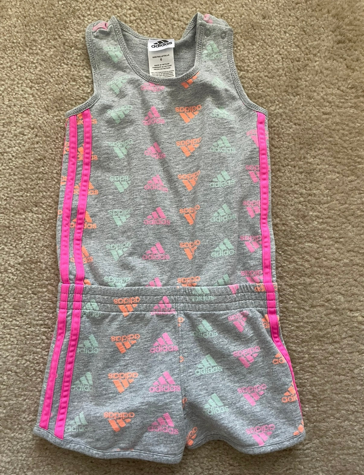 Seller 71: Adidas girls size 6 romper