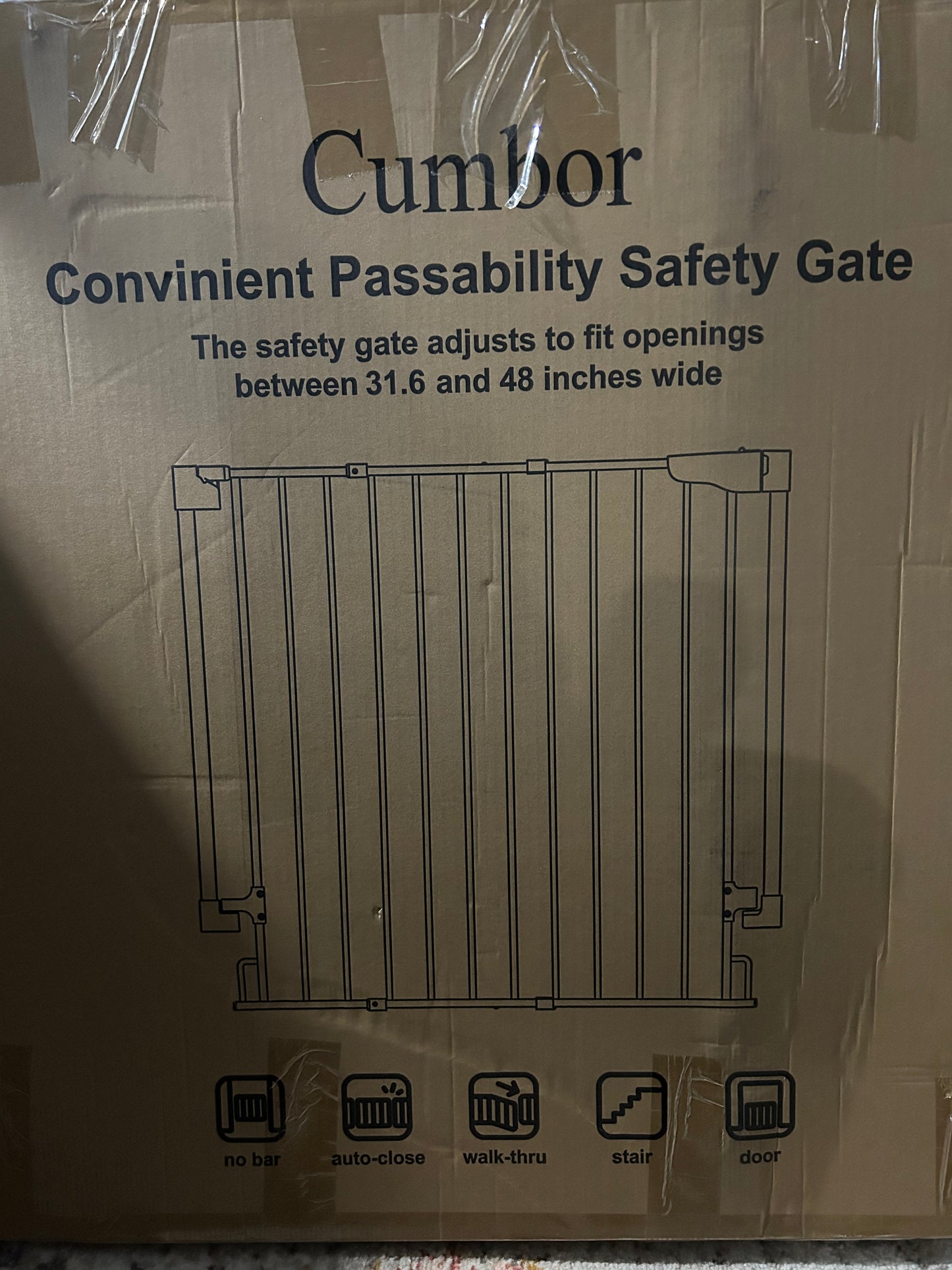Seller 128 - Cumbor Baby Gate - New in Box