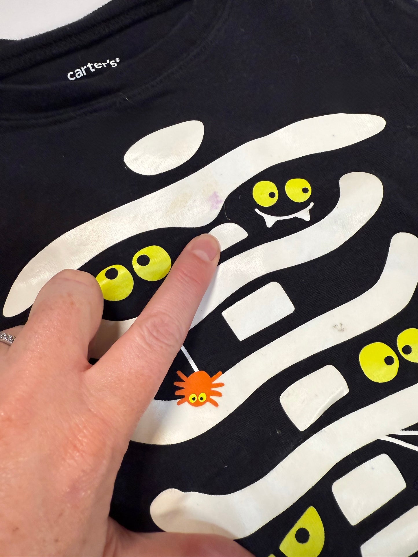 #180 Unisex Boy/Girl 3T Carter's Skeleton Pajama (2 of 2 available)