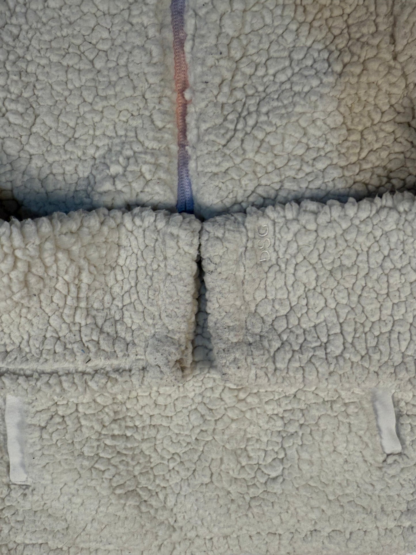 #180 Girls XXS (4-5) DSG Cream Fleece Quarter Zip (2 available)
