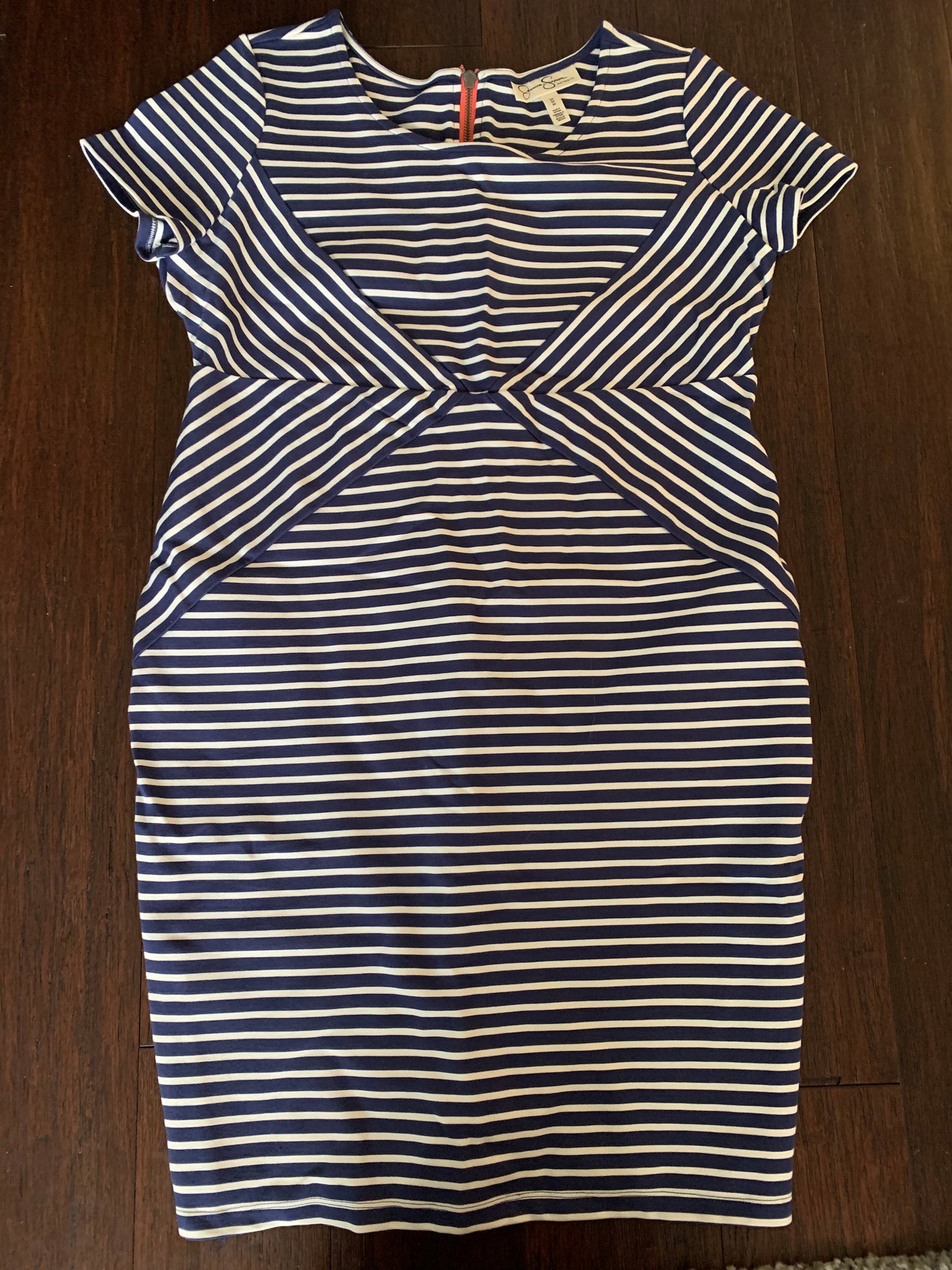 Seller 48, Jessica Simpson Maternity Dress, Blue Stripe, EUC, Women’s M *REDUCED*
