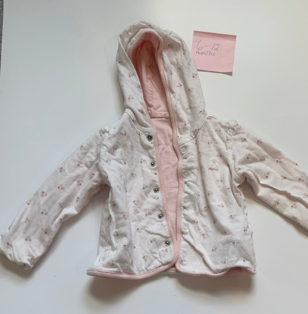 #116 Gap Baby reversible jacket girls size 6-12 months