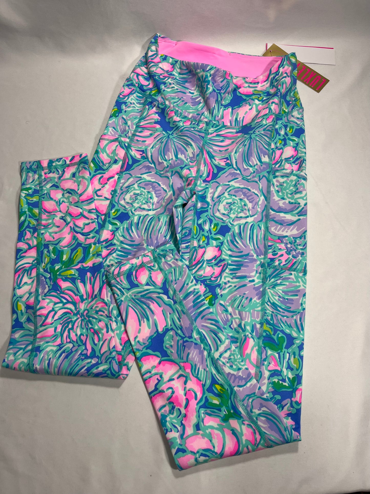 #150 women’s Lilly Pulitzer leggings xs pink