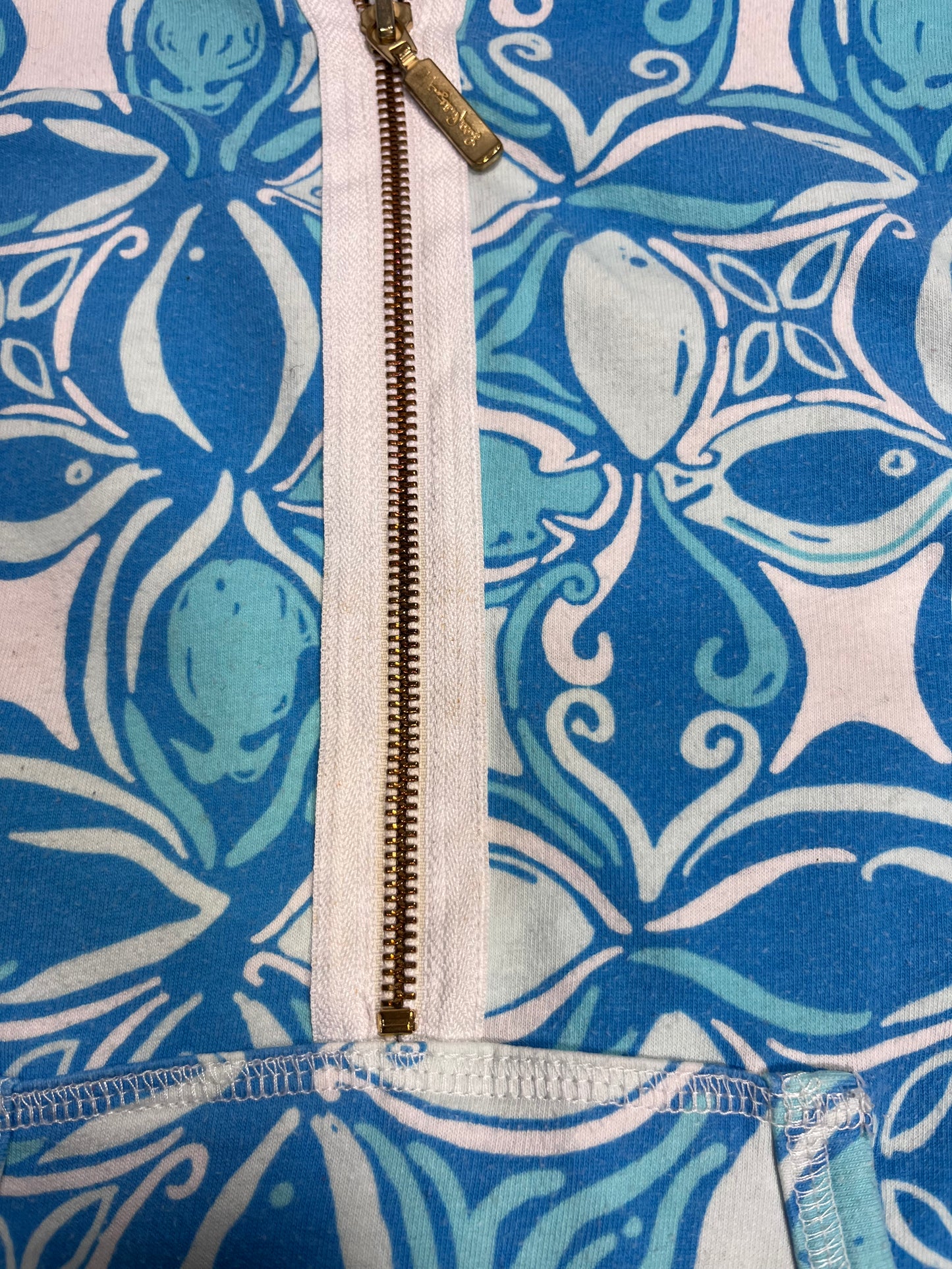 150 Lilly Pulitzer popover sweatshirt xxs light blue