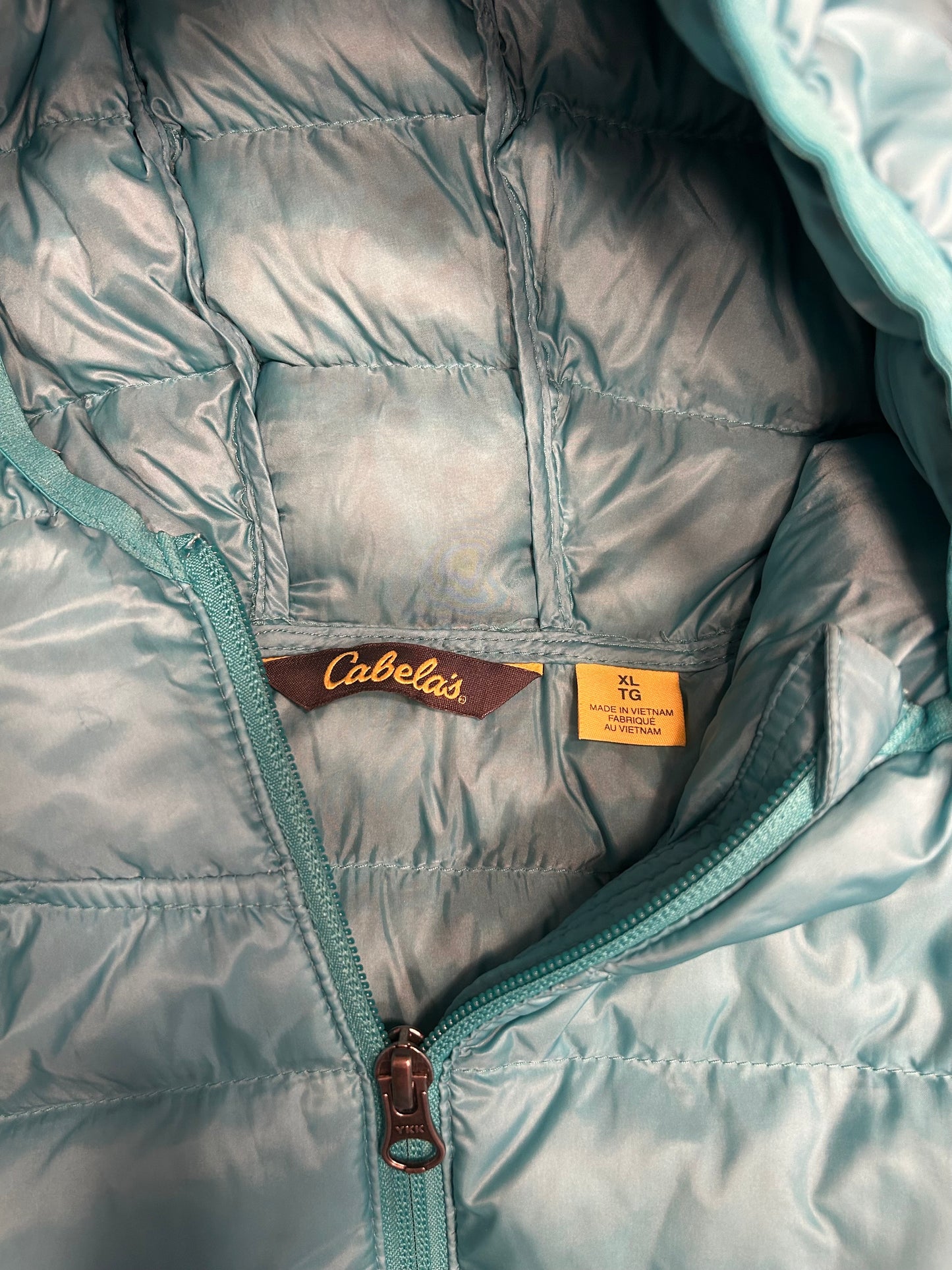 #7 Cabela’s aqua girls puffer size XL