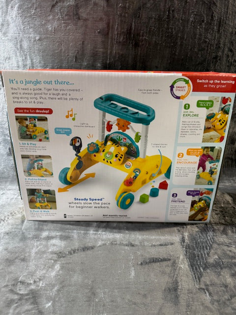 #222 Fisher Price 2 Sided Steady Speed Tiger Walker NIB