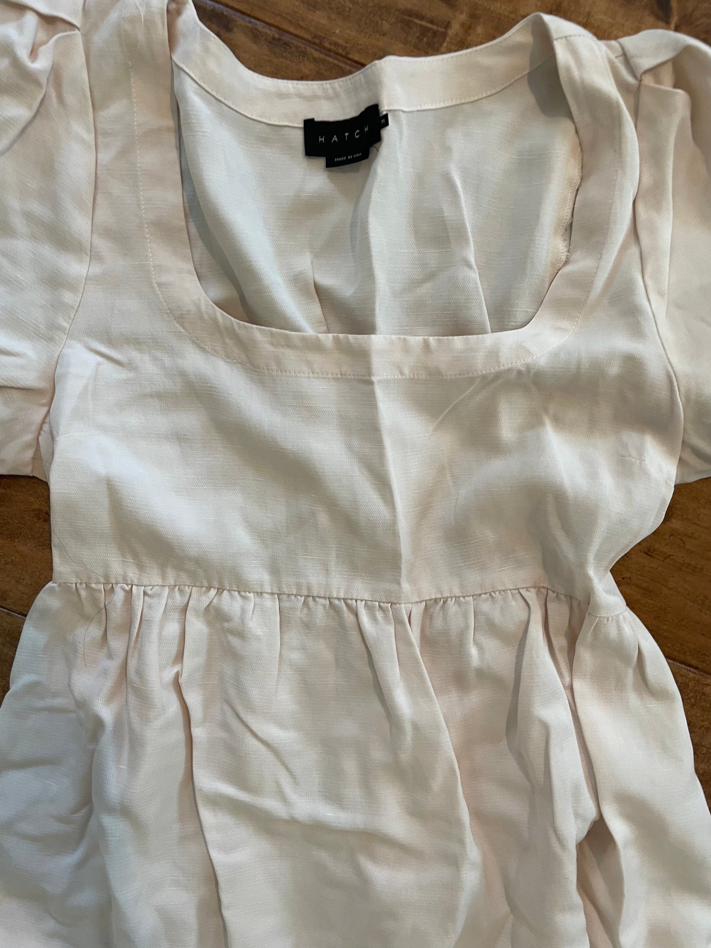 #199 REDUCED Maternity Hatch pale pink maxi dress size 2 (4-6) EUC