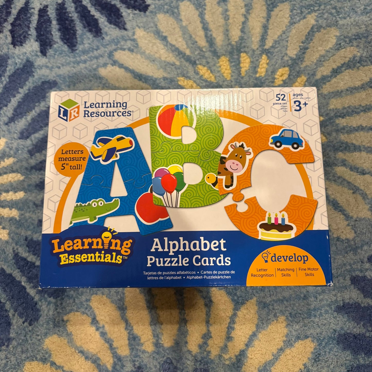Seller 98 Learning Resources Alphabet Puzzle Cards NWT