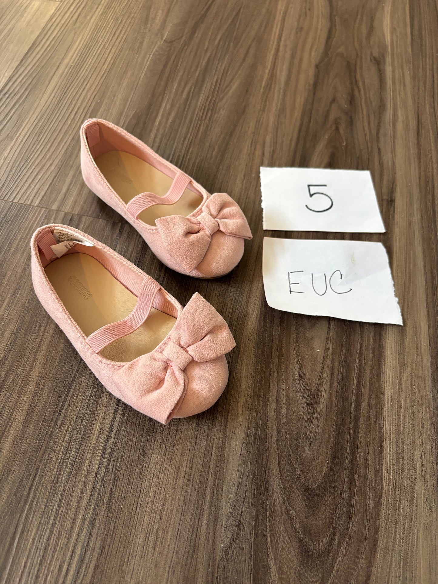 #138 - 5 - EUC Gymboree - Light Pink Flats - PU 45236