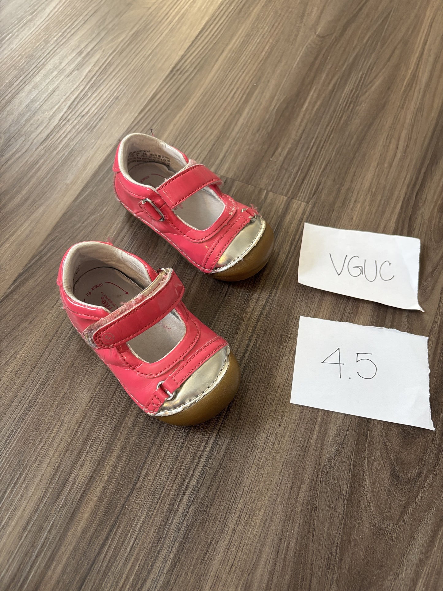 #77 - 4.5T Shoe - VGUC Stride Rite - Pink Shoes