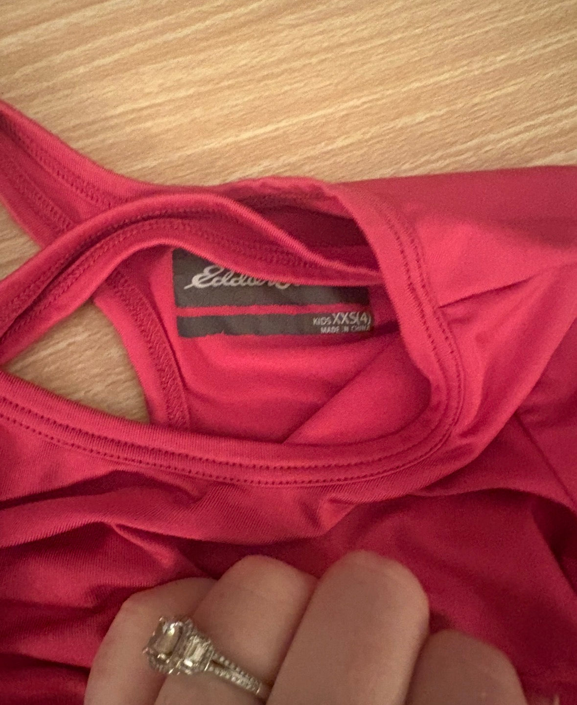 Seller 196 Eddie Bauer Pink and Purple Girls Athletic Tops Size 4