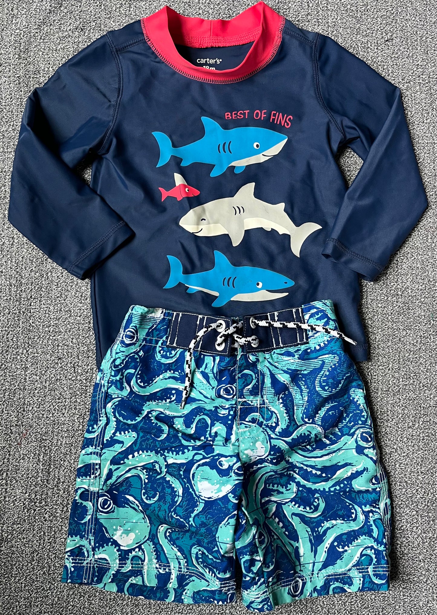 Seller #13 Carter’s & Gymboree 18 months boys 2 piece swim set