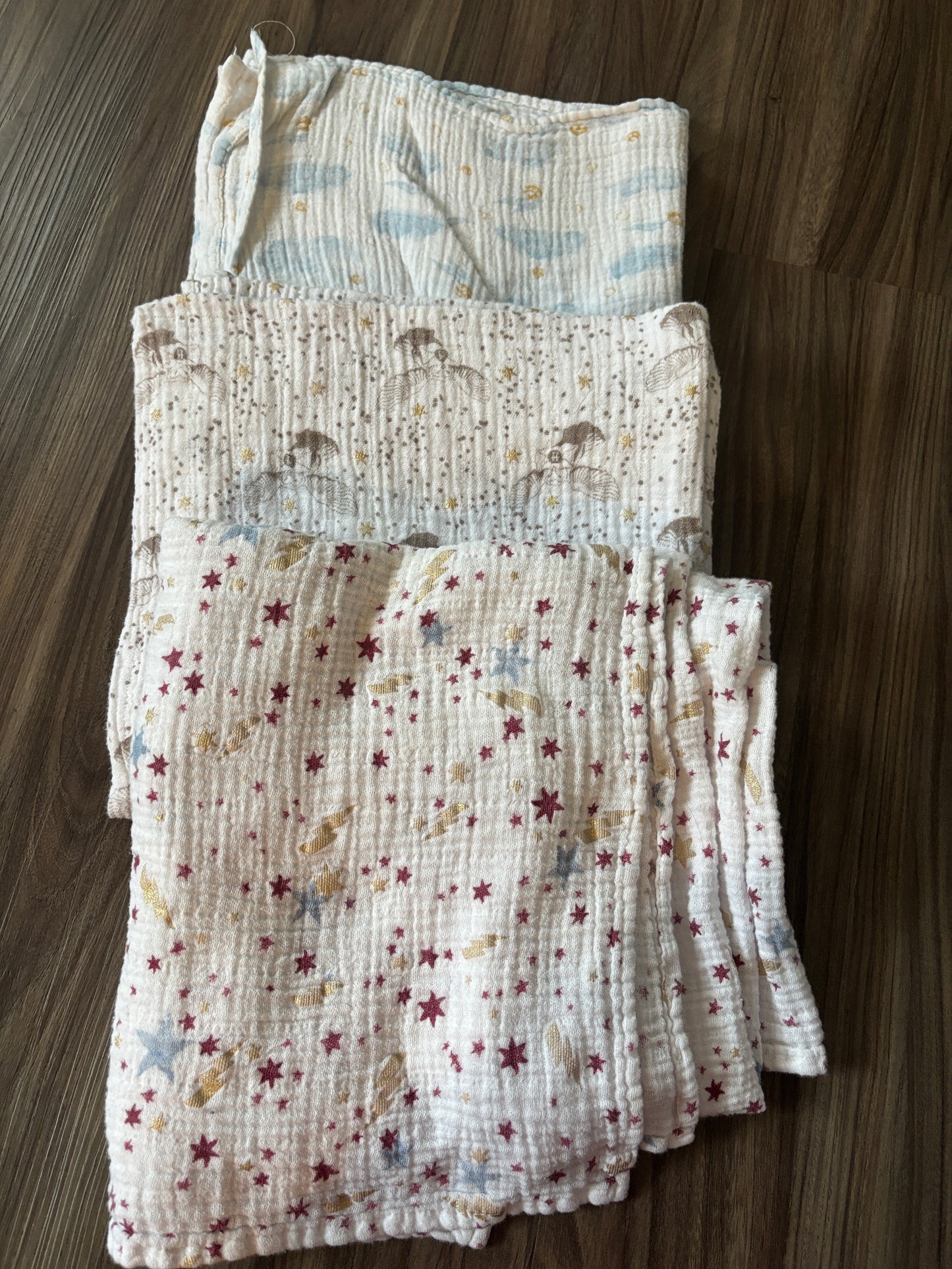 #138 - OS - VGUC Aden + Anais - 3 Harry Potter Swaddles/Blankets - PU 45236