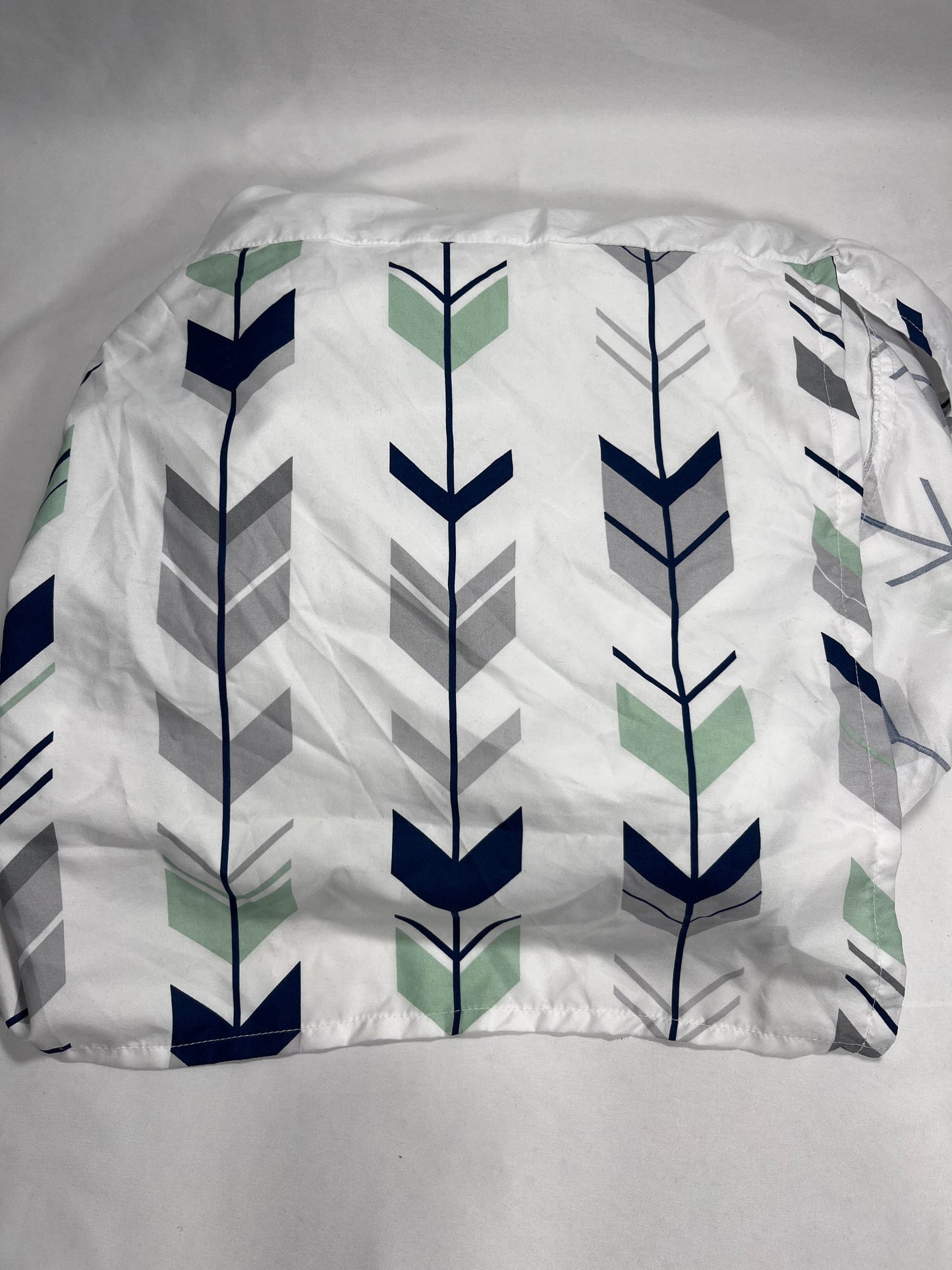 150 crib skirt arrow sweet jojo navy mint