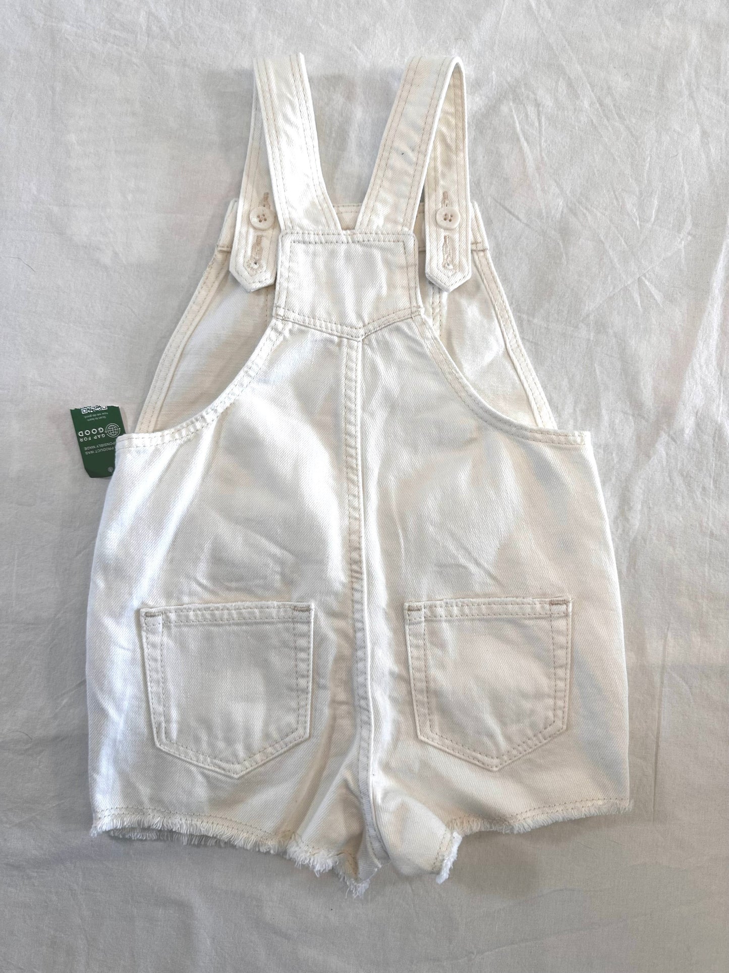 #30 REDUCED Gap NWT White Overalls - 4Y