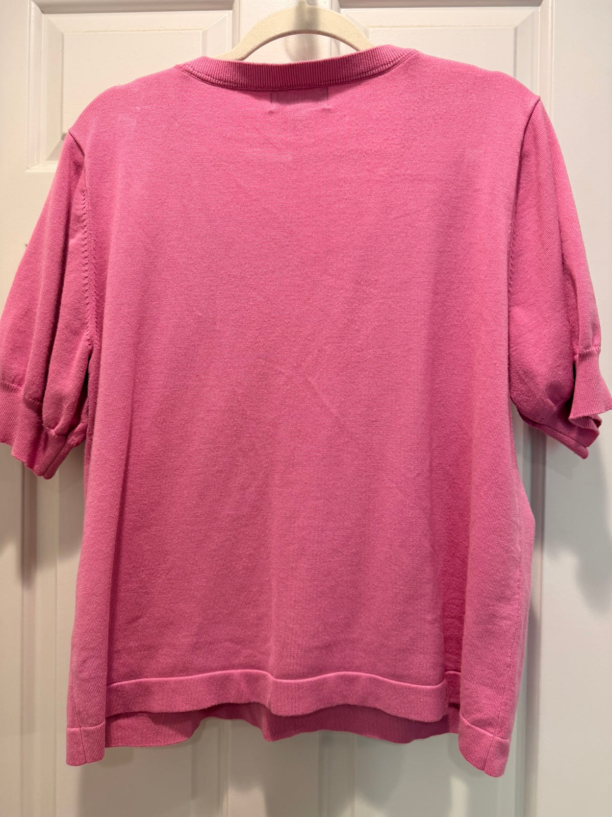 #85 Karl Lagerfeld Pink Sweater, Women's XL
