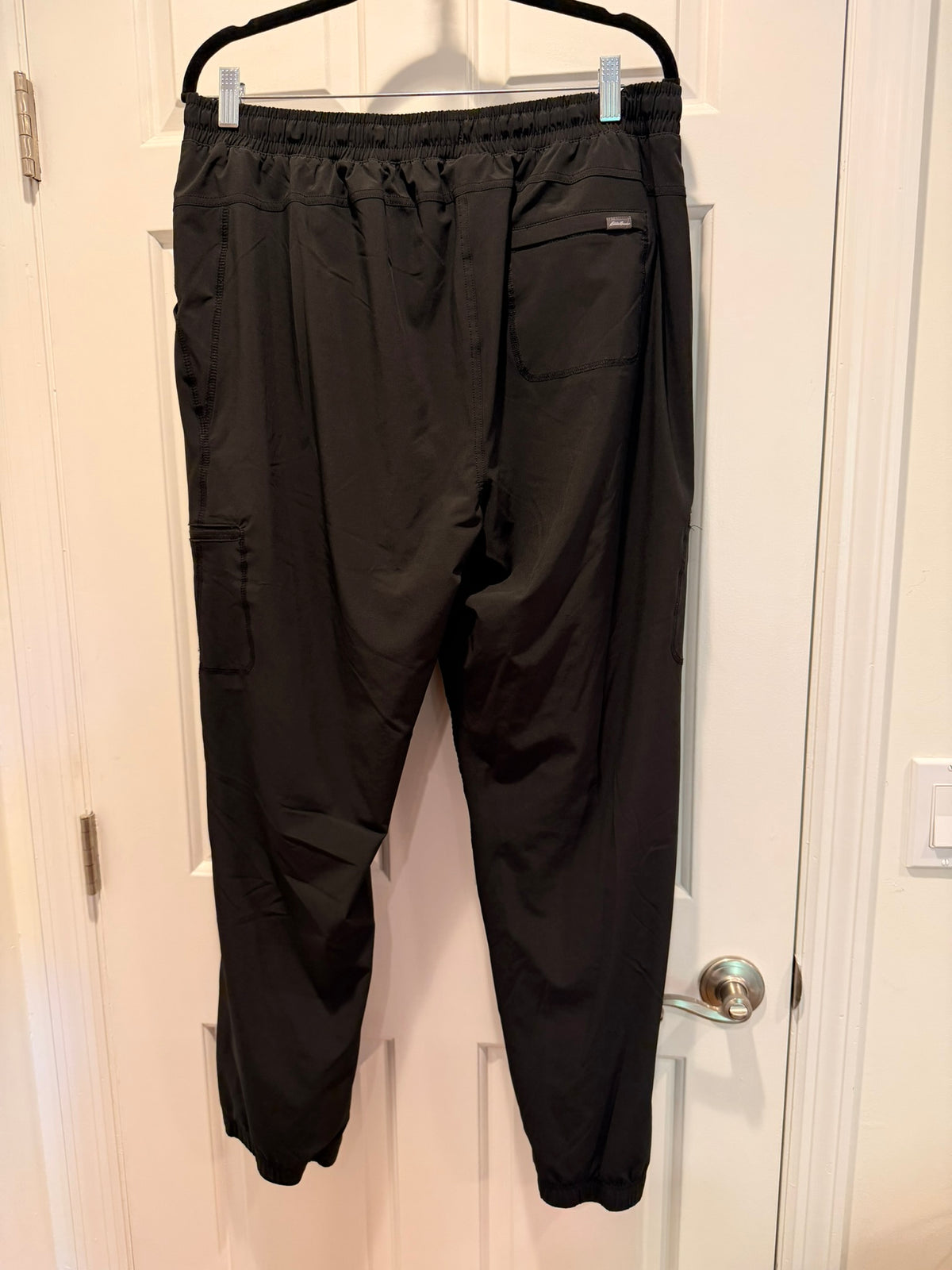 #85 Eddie Bauer Fleece Lined Black Winter Pants Sz 16, Women's XL