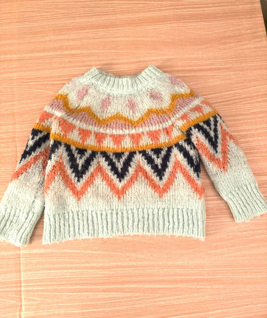 Seller 196 Toddler Girl 3T Cat & Jack Multi color Sweater