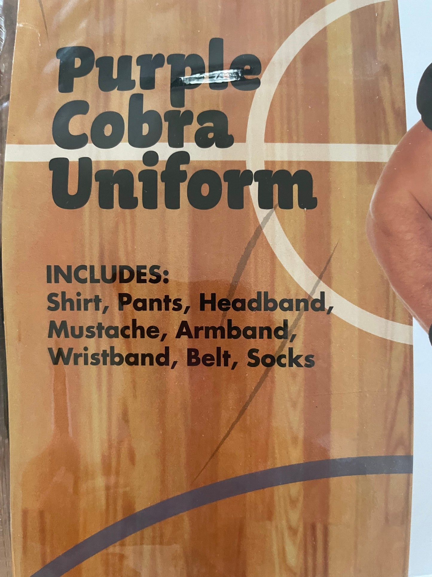 #199 REDUCED Men’s Spirit Halloween Dodgeball purple cobra size small NWT