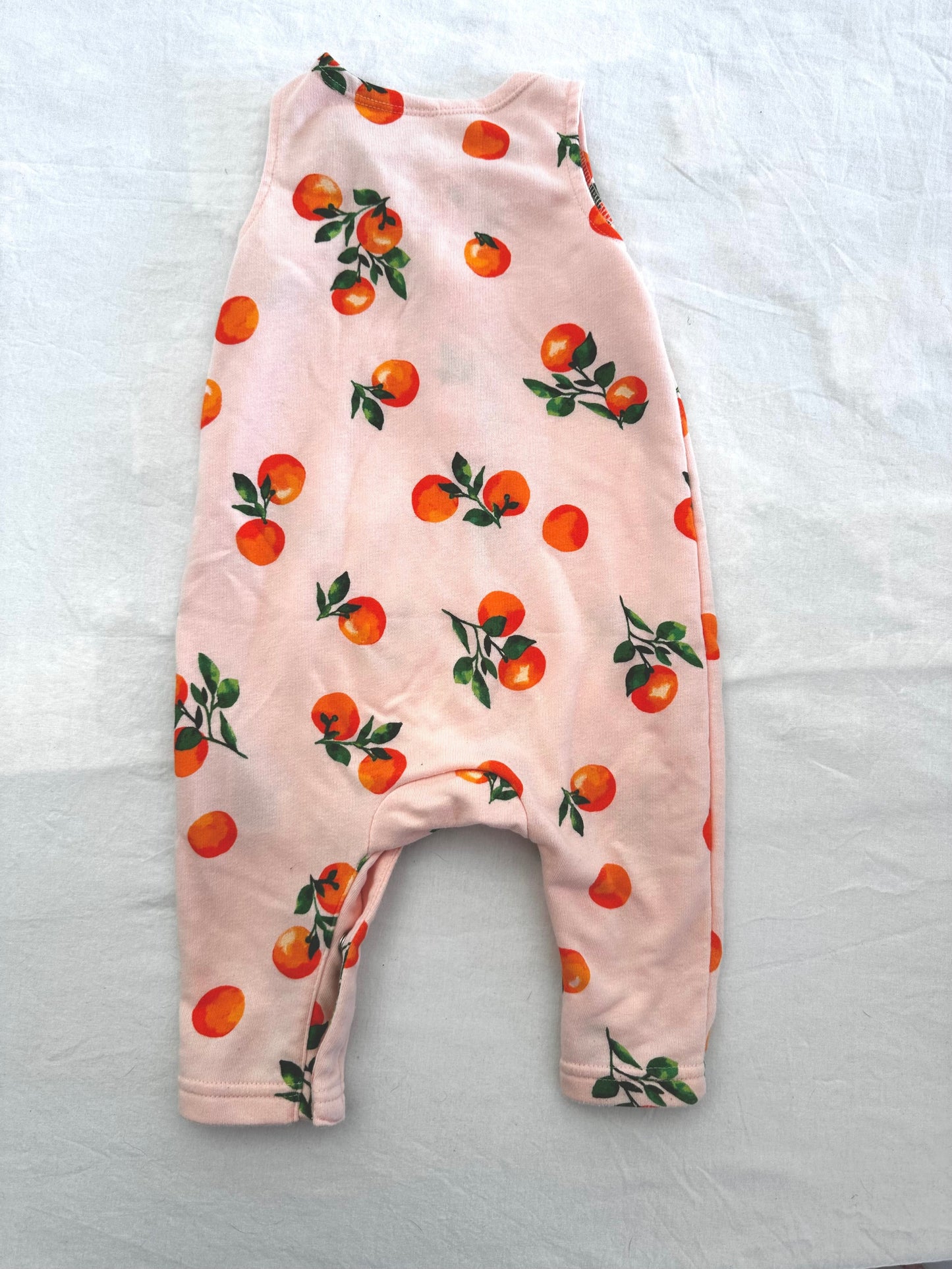 #30 REDUCED Old Navy Citrus Jumpsuit - 6-12M - EUC