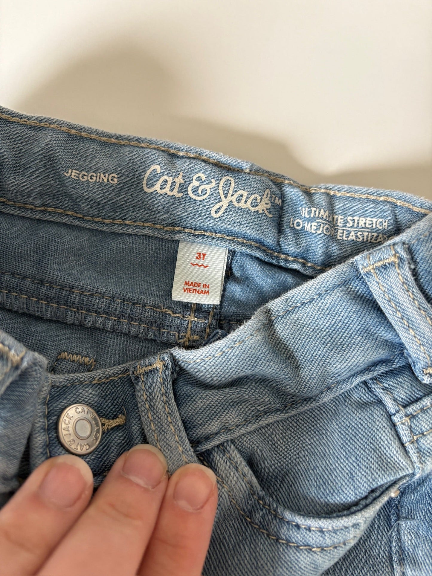 Seller #105 - 3T Girls Cat & Jack Jeggings GUC