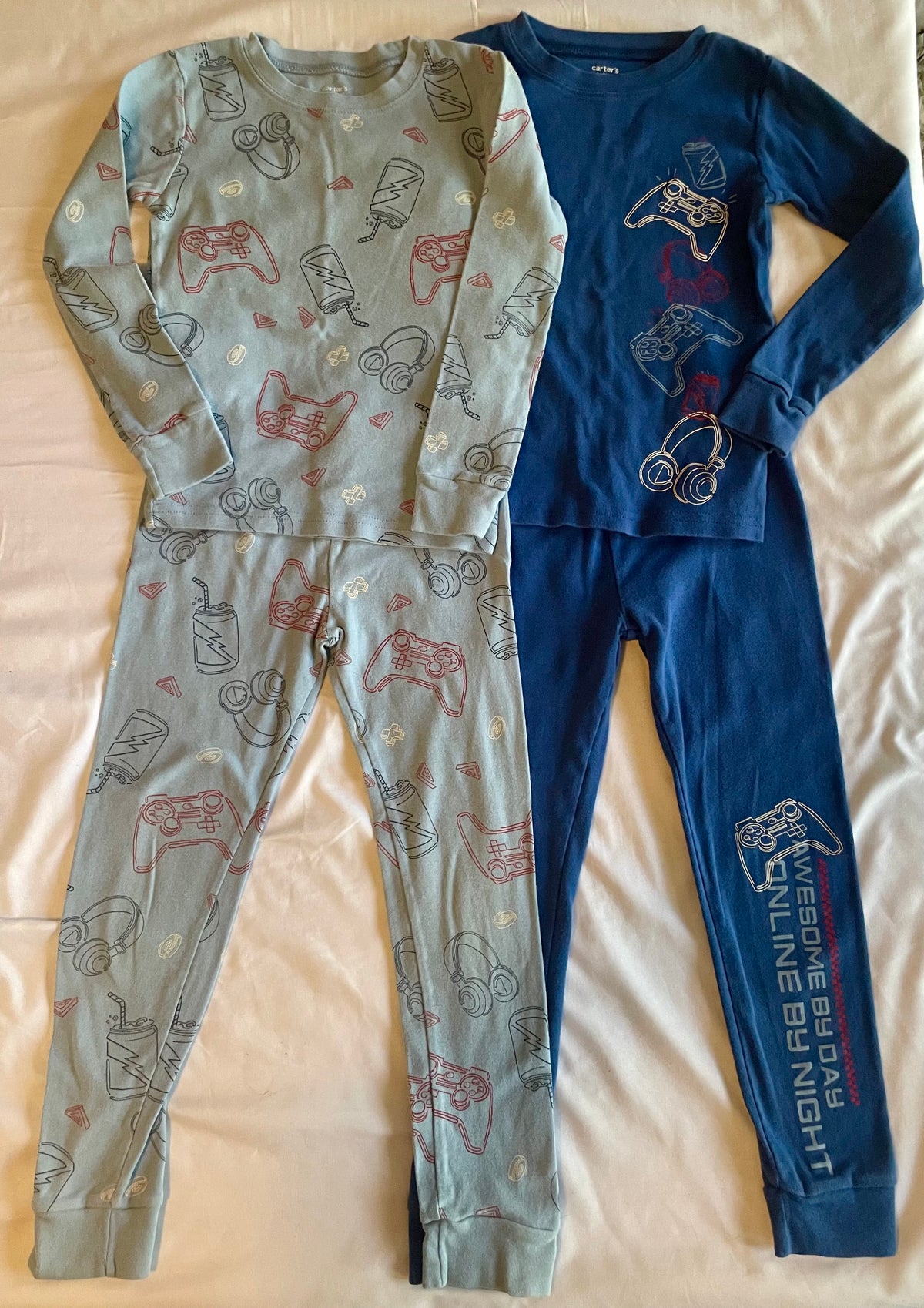 Seller #73 Carter’s Long Sleeve Gaming PJ Bundle Boys Size 6