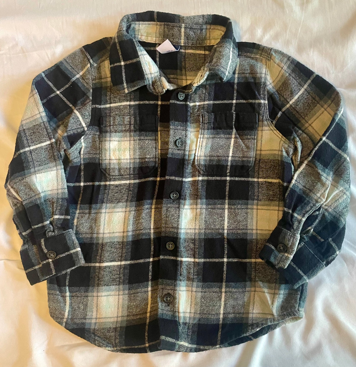 Seller #73 Old Navy Plaid Button Down Shirt Boys Size 4