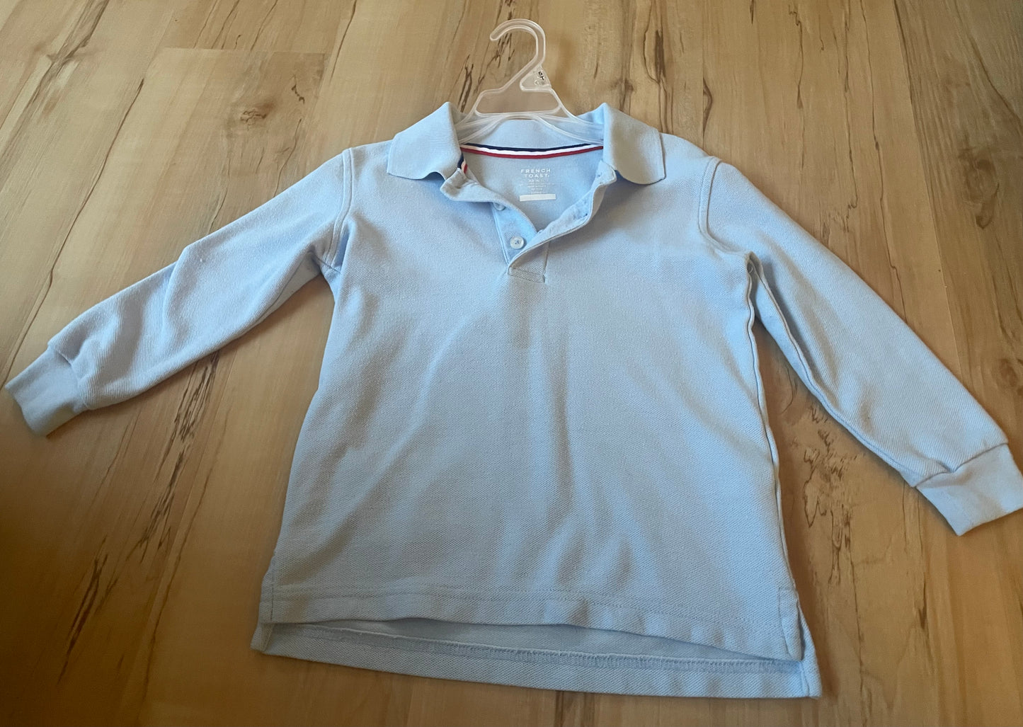 Seller 202 - French Toast - light blue long sleeved shirt - size 4/5