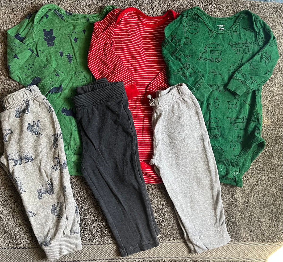 Seller #13 Carter’s boys 12 months outfits bundle