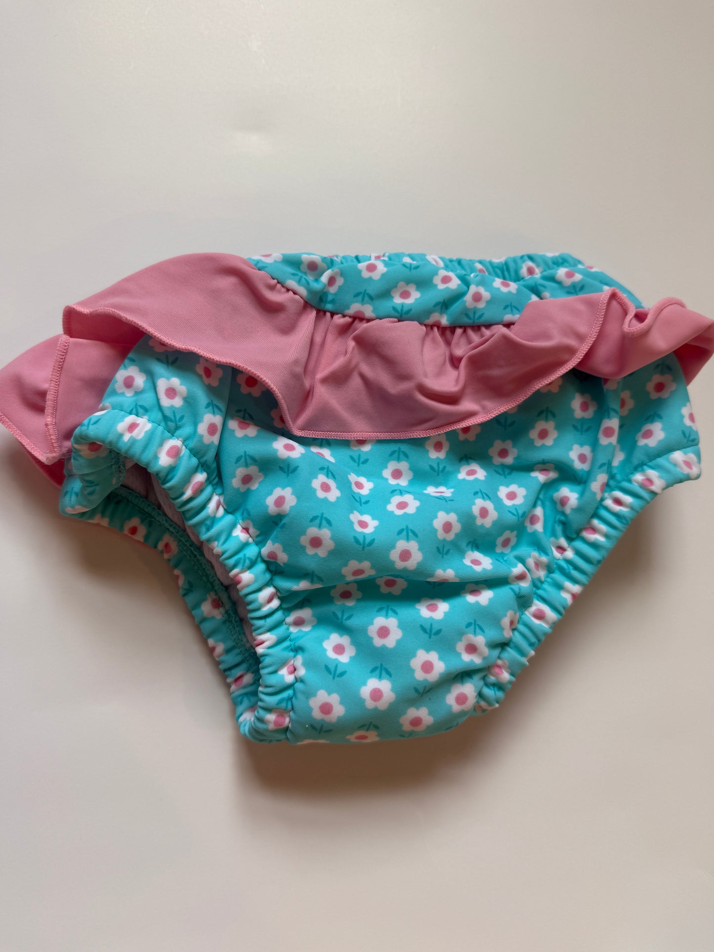 #116 iPlay floral Swim Diaper girls 12 months