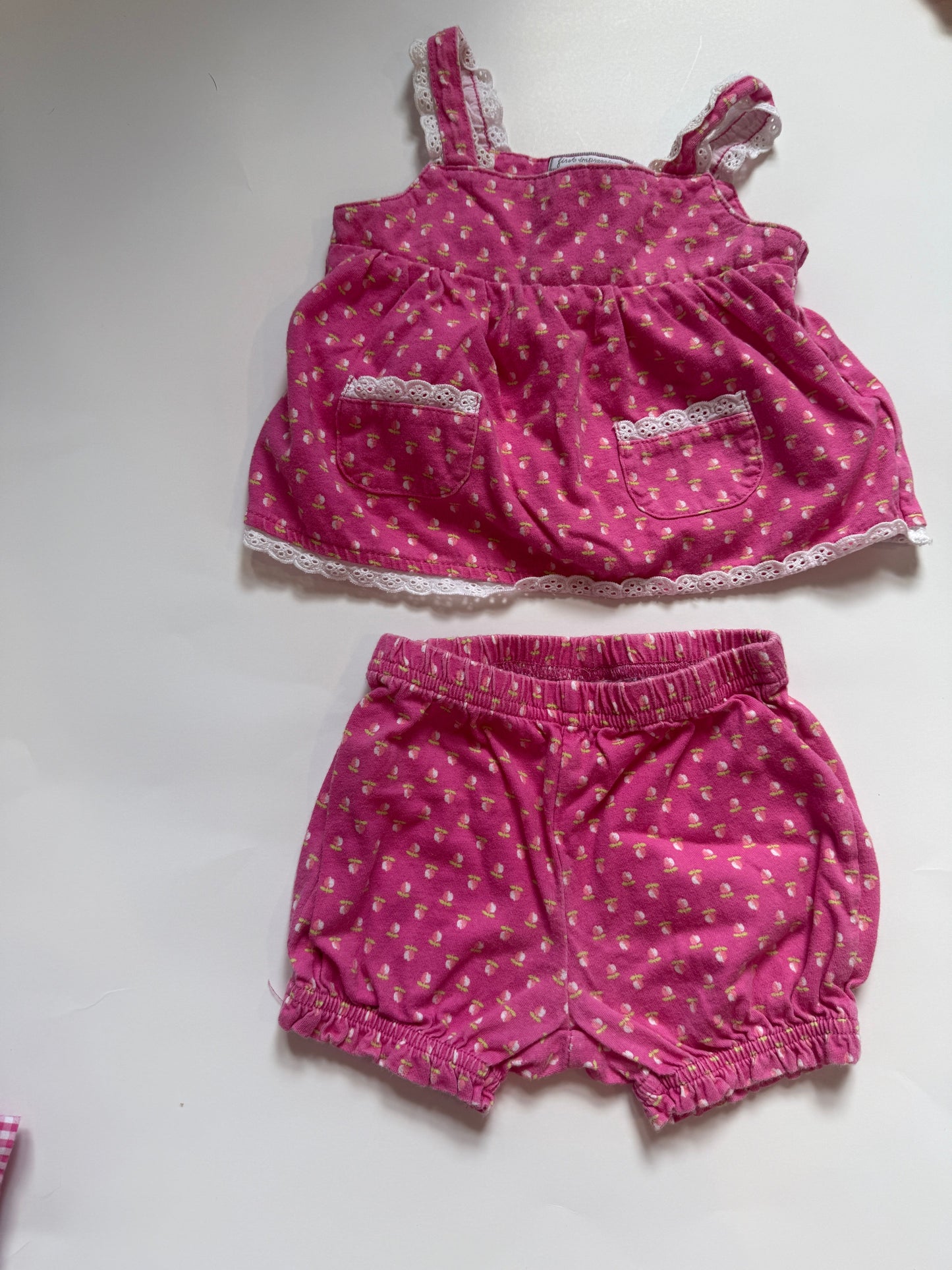 #138 - 2T VGUC Gymboree Red/Plaid Dress