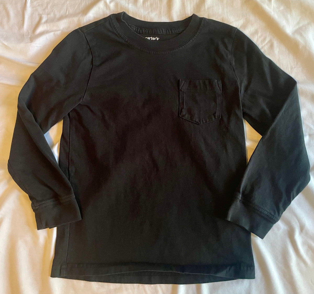 Seller #73 Carter’s Black Pocket Tee Boys Size 6