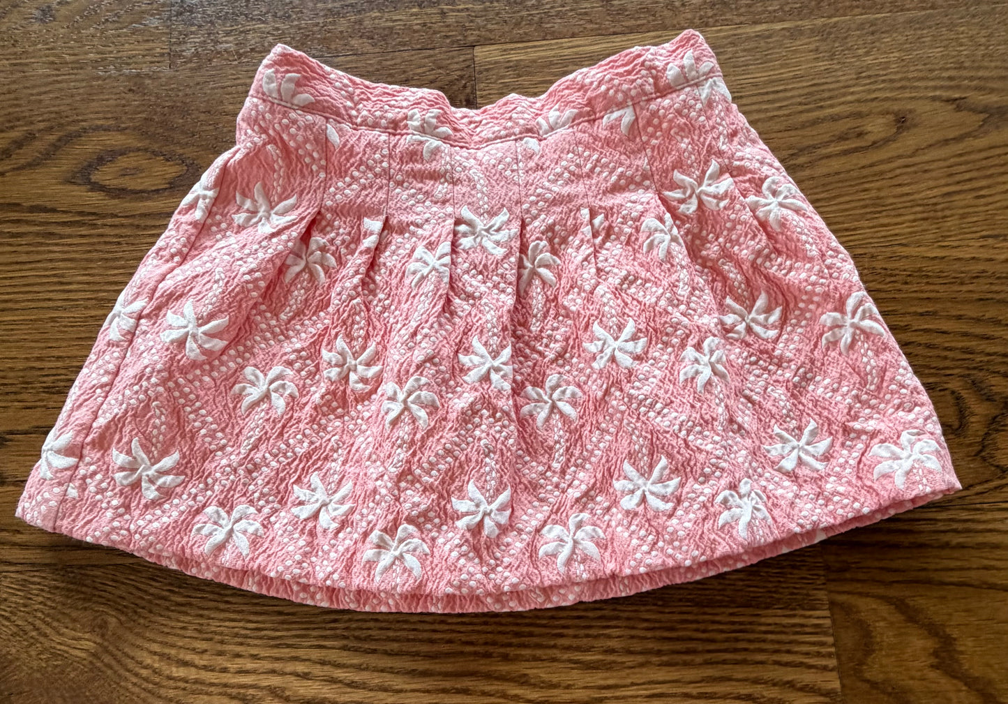 52 - Girls 3T OshKosh Peach Palm Tree Skirt