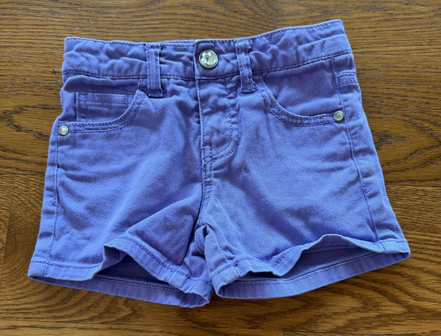 52 - Girls 5 Falls Creek Adjustable Purple Shorts