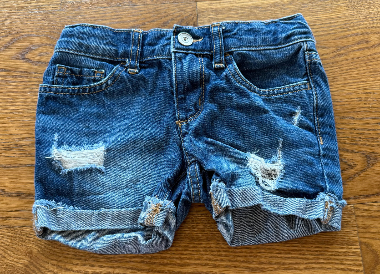 52 - Girls 5 Place Jean Shorts