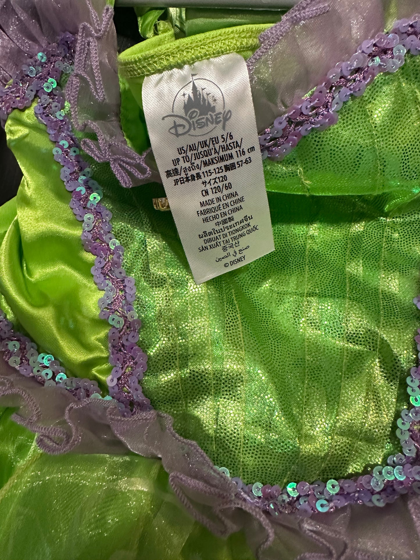 #24 5/6 Disney tinkerbell costume
