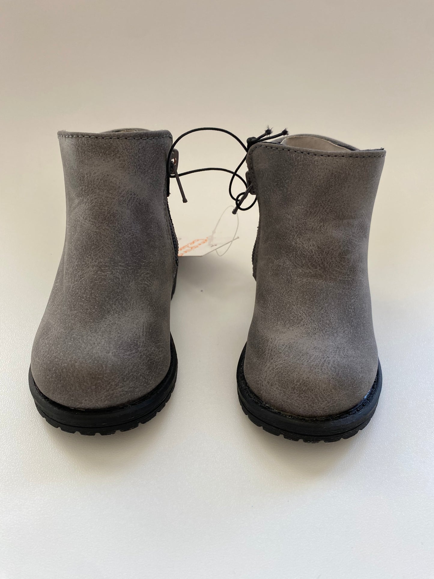 #117- Girls 5c, Jumping Beans gray sparkle boots, new