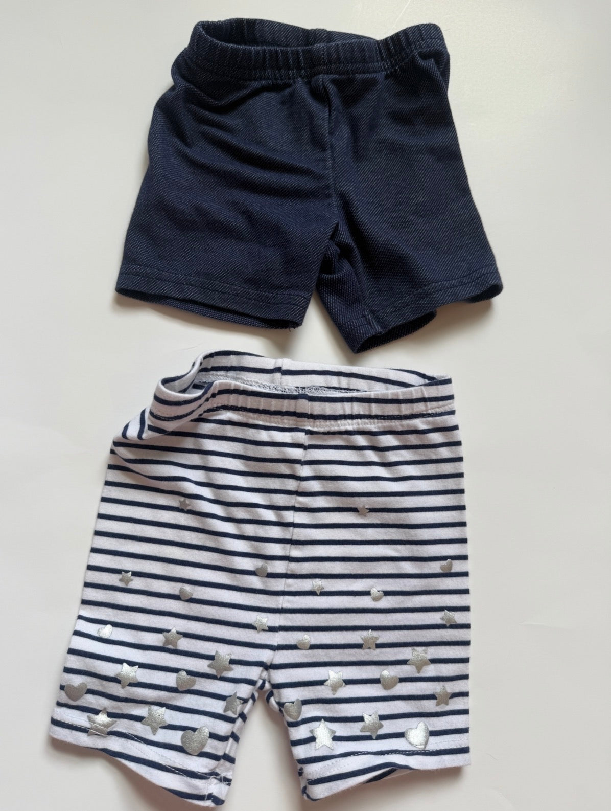 #116 shorts bundle 2 pairs girls 9 months
