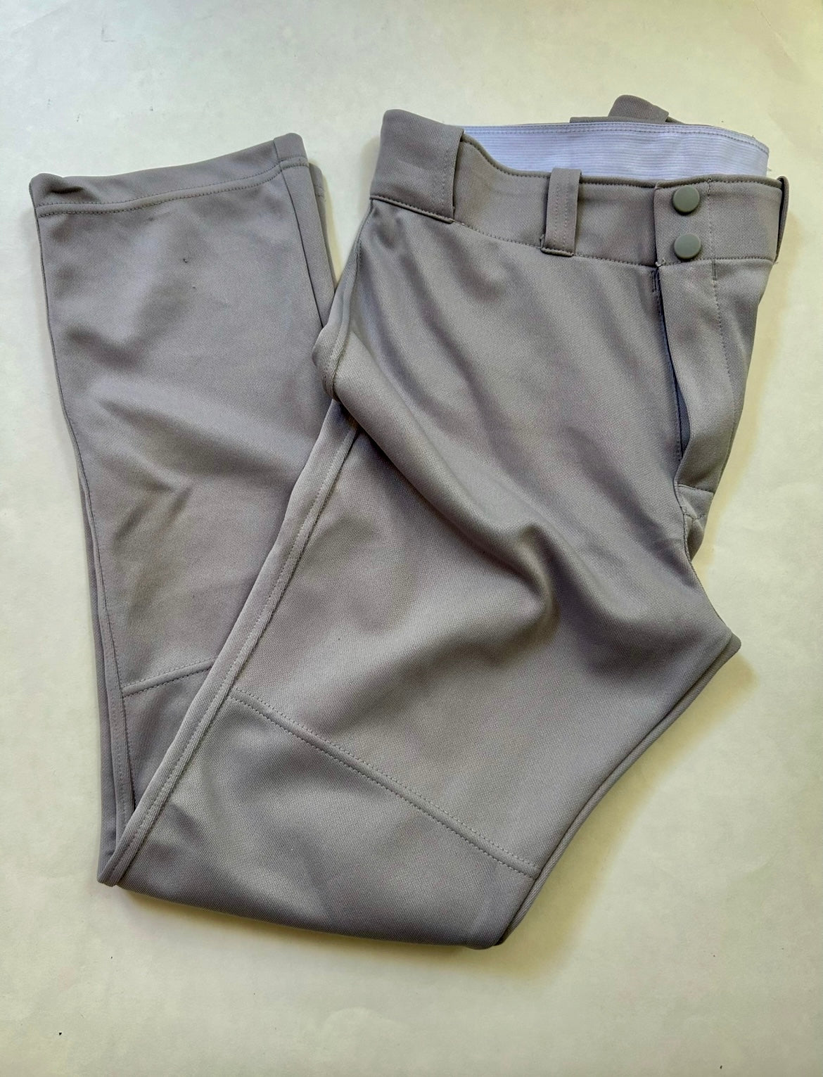 #200 Boys size youth XL Easton gray straight leg baseball pants
