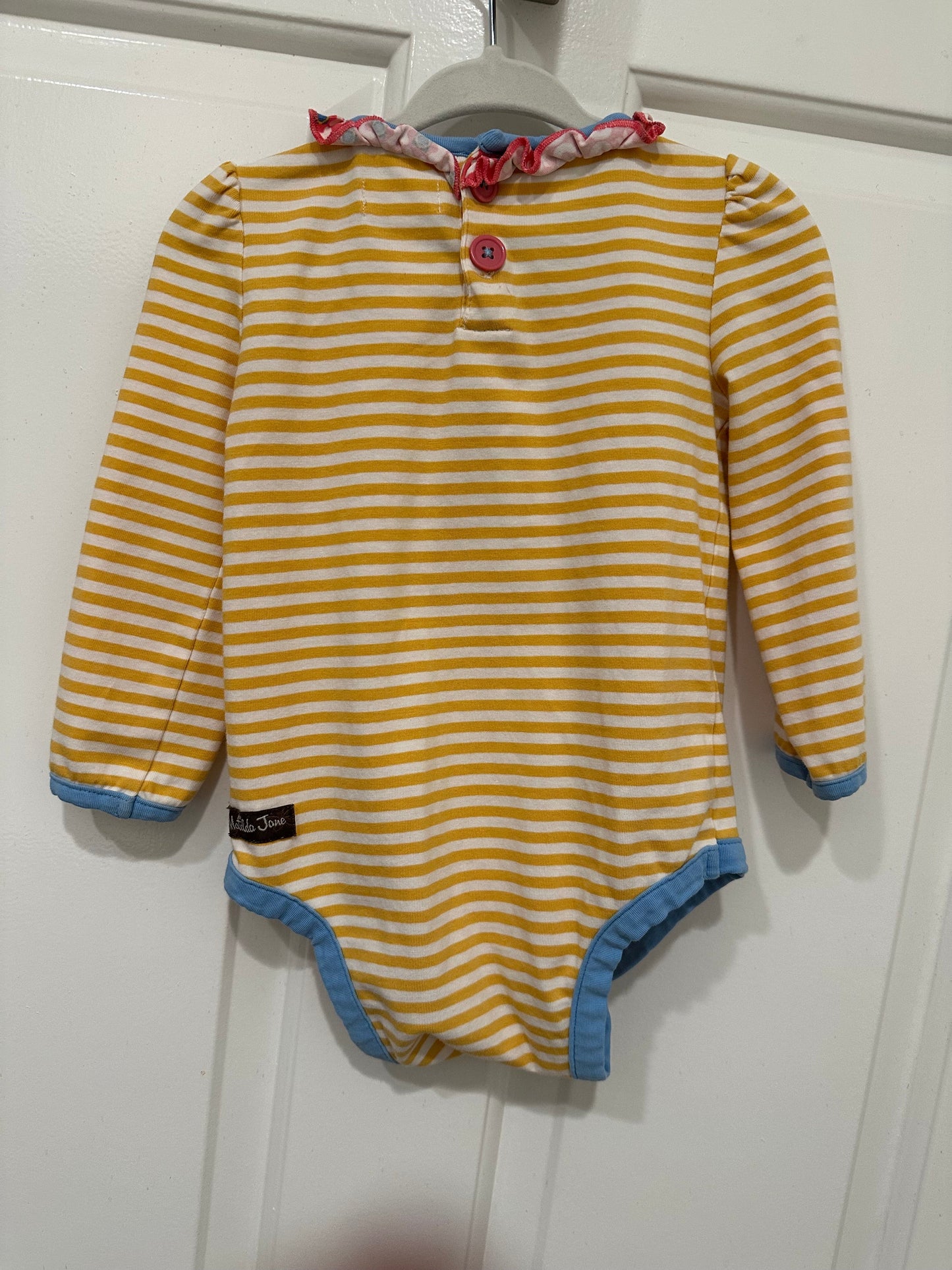 #85 REDUCED Matilda Jane Brand Sparkling New Onesie, Infant girls 12-18m