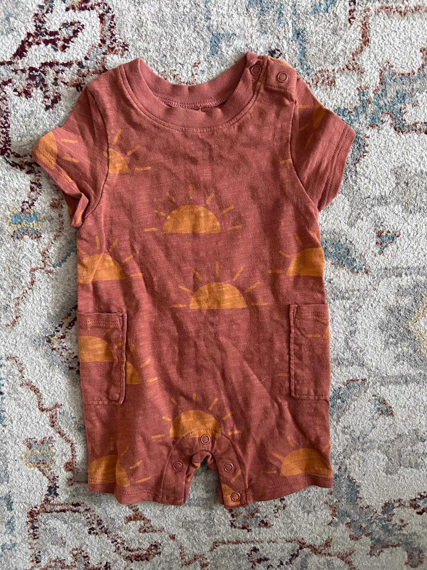 #29 Little Co Romper Onesie Boys 6 Months
