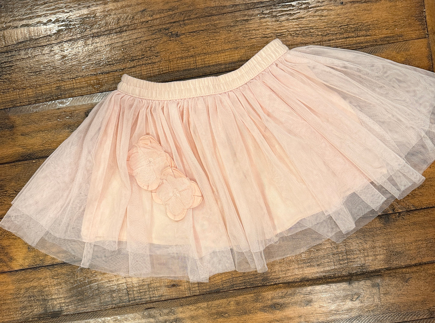 #19 4T Genuine Kids Pink Tulle Skirt