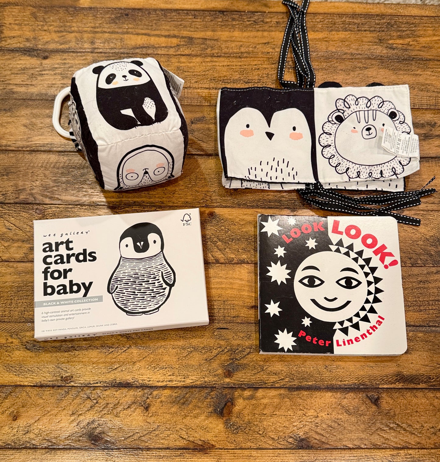 #19 Newborn Black & White Toy Book Bundle