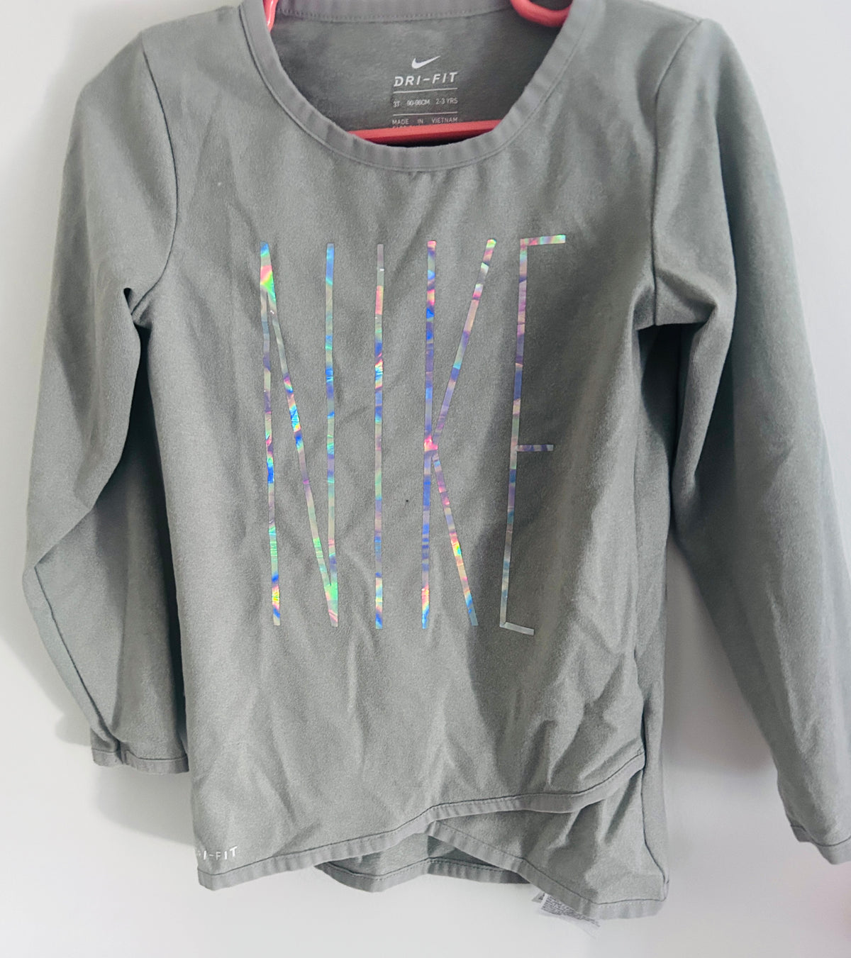 #15 Nike 3t Dri-Fit Cross-Over LS Shirt