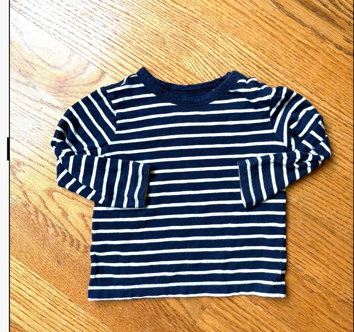 #22 Striped Primary shirt 18-24 months boy