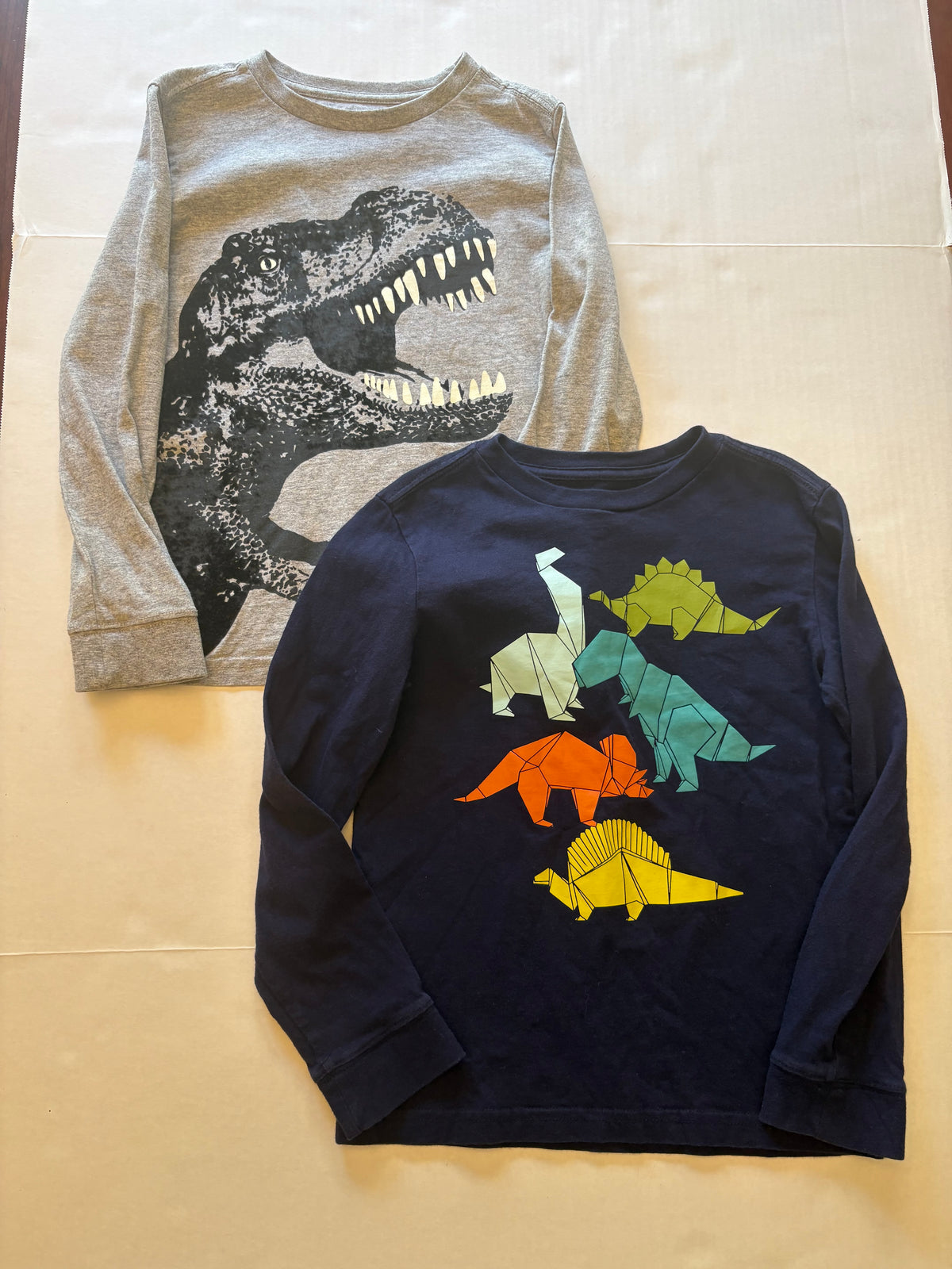 Seller 118 VGUC Boys Rumi + Ryder Dino Shirts size 6/7
