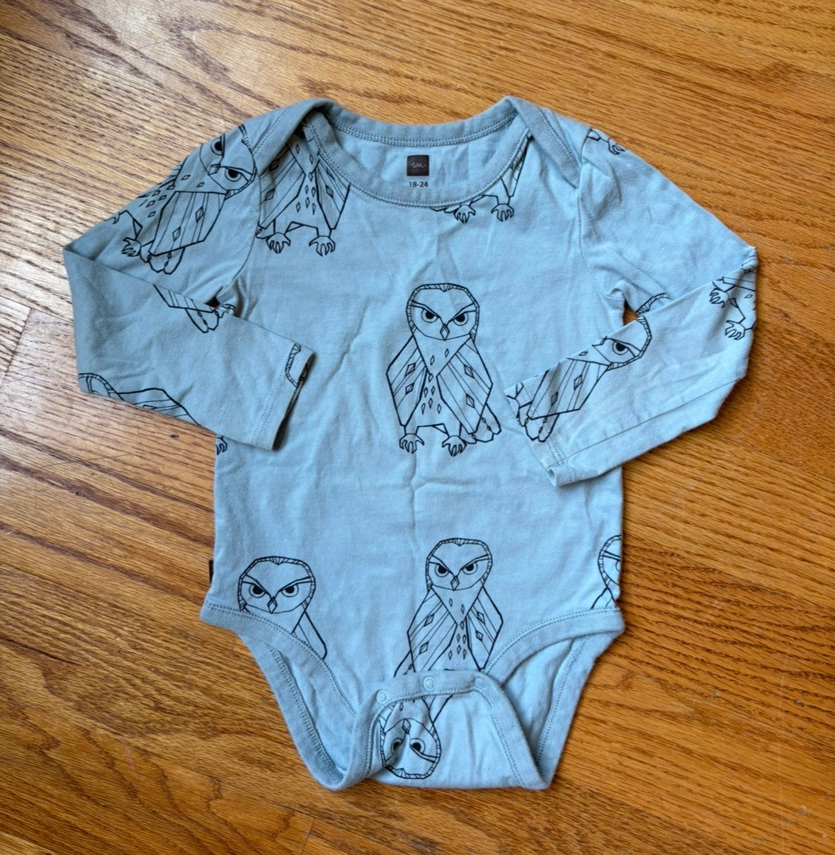 #22 Tea Collection Owl onesie 18-24 months